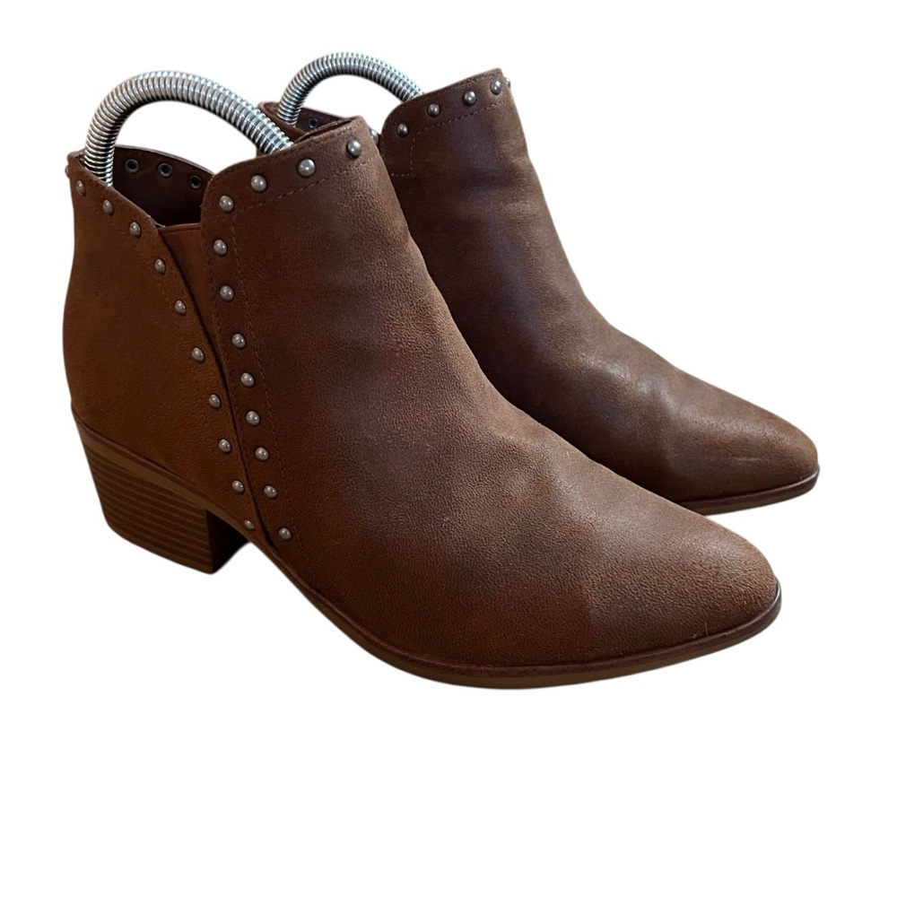 Mia Size 9 Dawsyn Women’s Brown Studded Ankle Boots